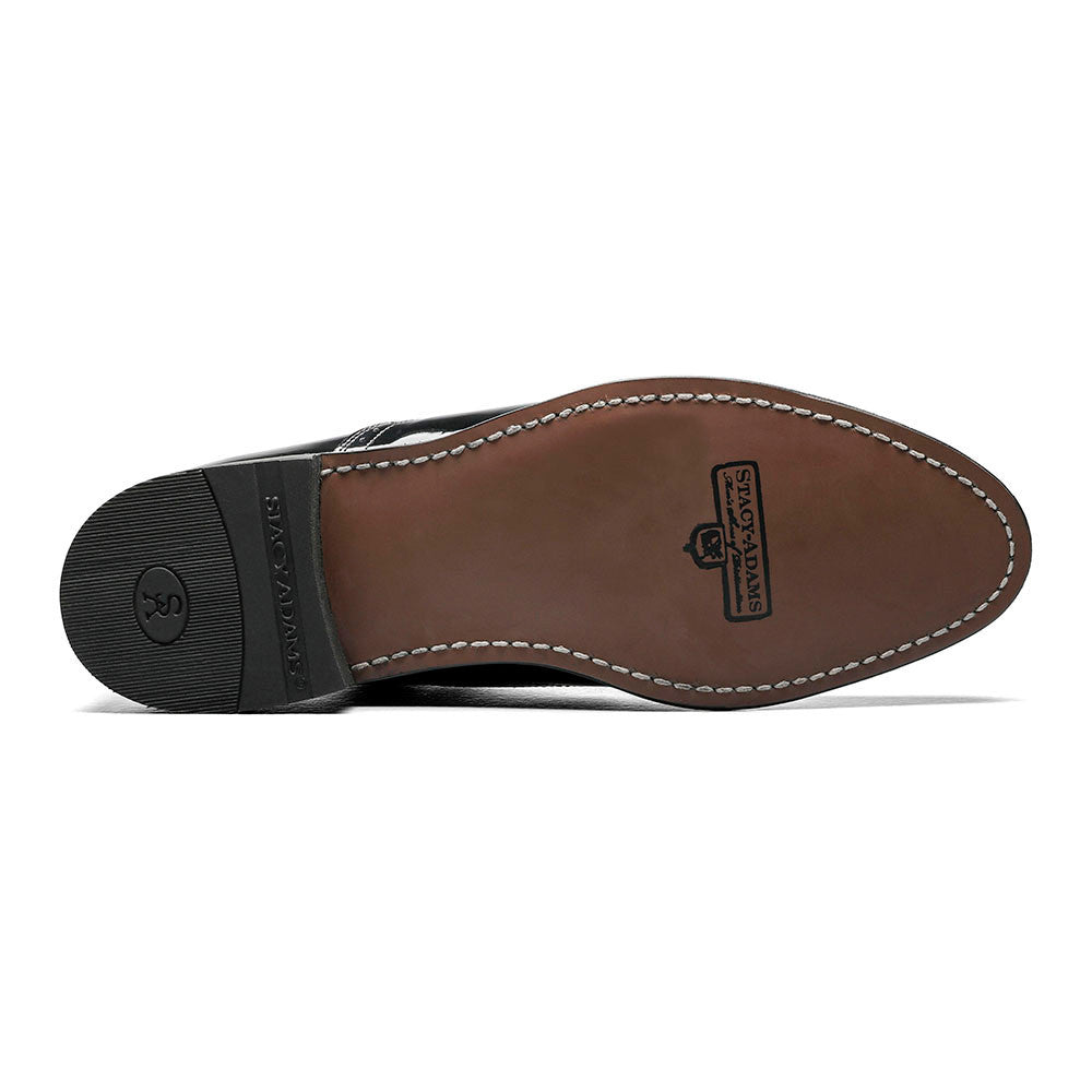 Stacy Adams Dayton Black & White Patent Lace-Up