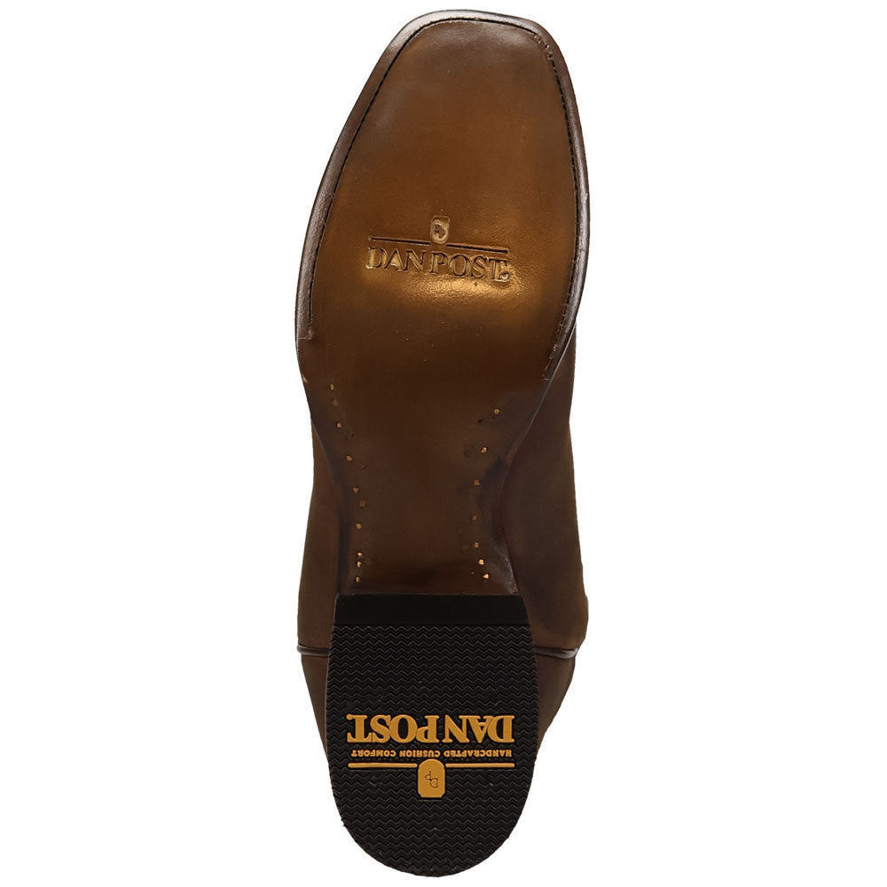 Dan Post Men’s Remington Bay Apache Leather Square Toe Western Cowboy Boots
