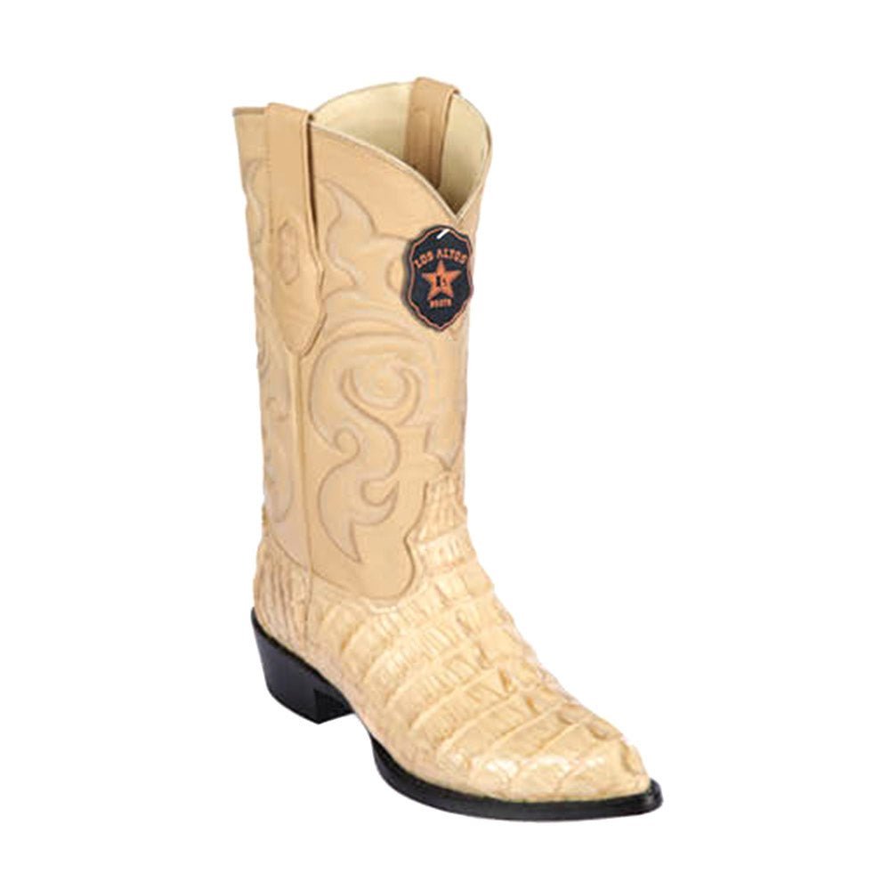 Los Altos Men's Oryx Genuine Caiman Tail Boots - shoeclassix.com