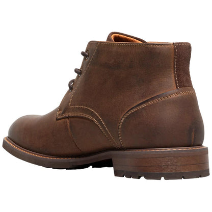 Florsheim Lodge Plain Toe 3-Eye Brown Chukka Boot for Men