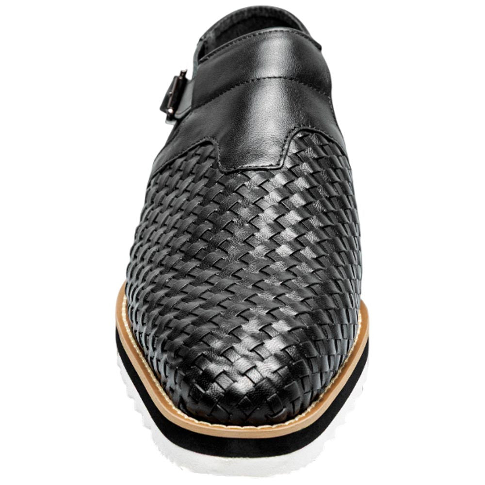 Stacy Adams Alvarado Black Woven City Sandal for Men
