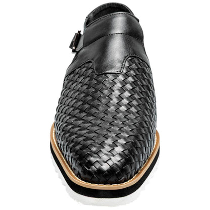 Stacy Adams Alvarado Black Woven City Sandal for Men