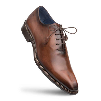 Mezlan Men's Enterprise Plain Toe Balmoral in Brown