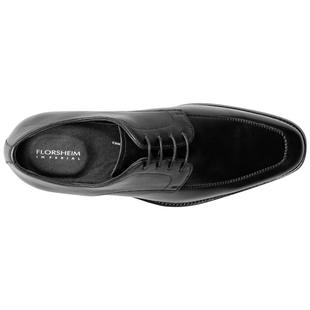 Florsheim Jacobi Moc Toe Black Leather Oxford for Men