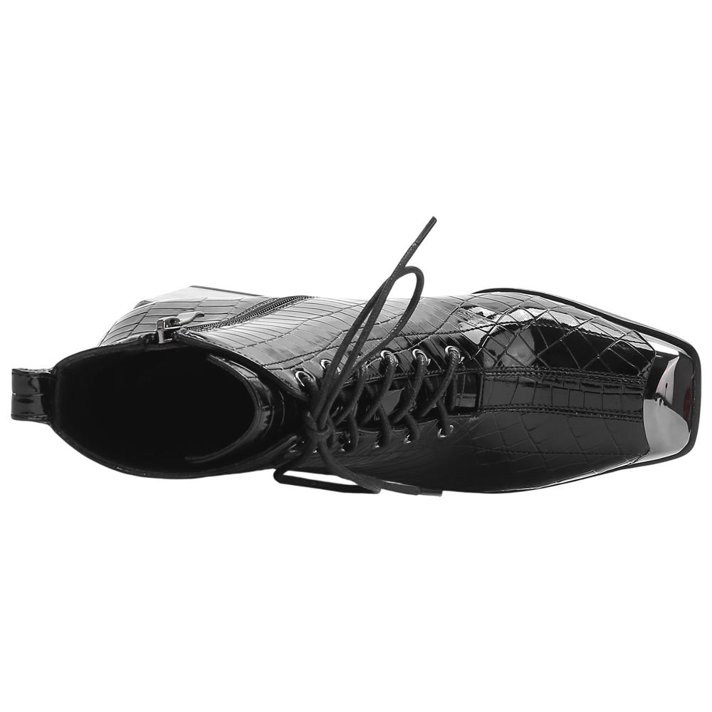 Lady Couture Fantastic Black Style-Forward Ankle Boots