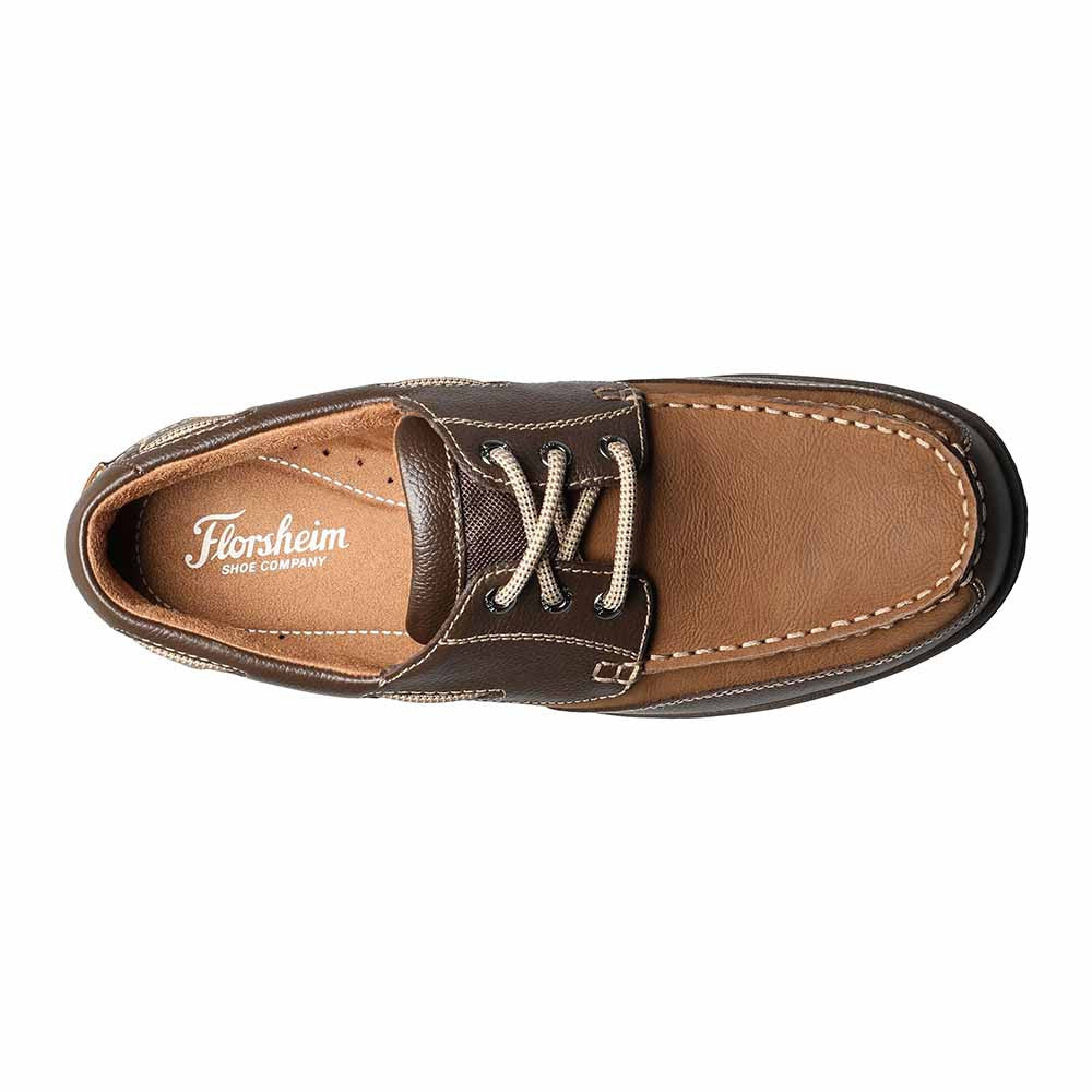 Florsheim Lakeside Stone Nubuck Leather Moc Toe Casual Shoes (USA Men Size)