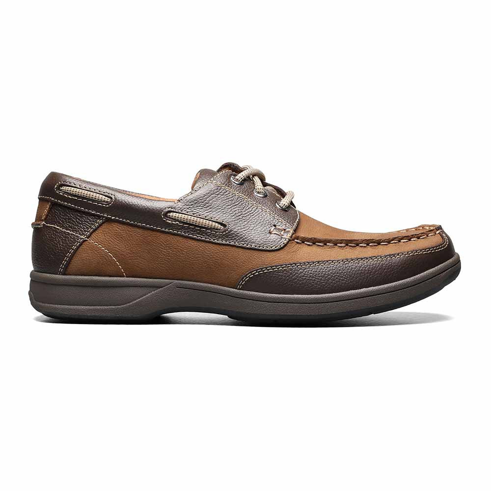 Florsheim Lakeside Stone Nubuck Leather Moc Toe Casual Shoes (USA Men Size)