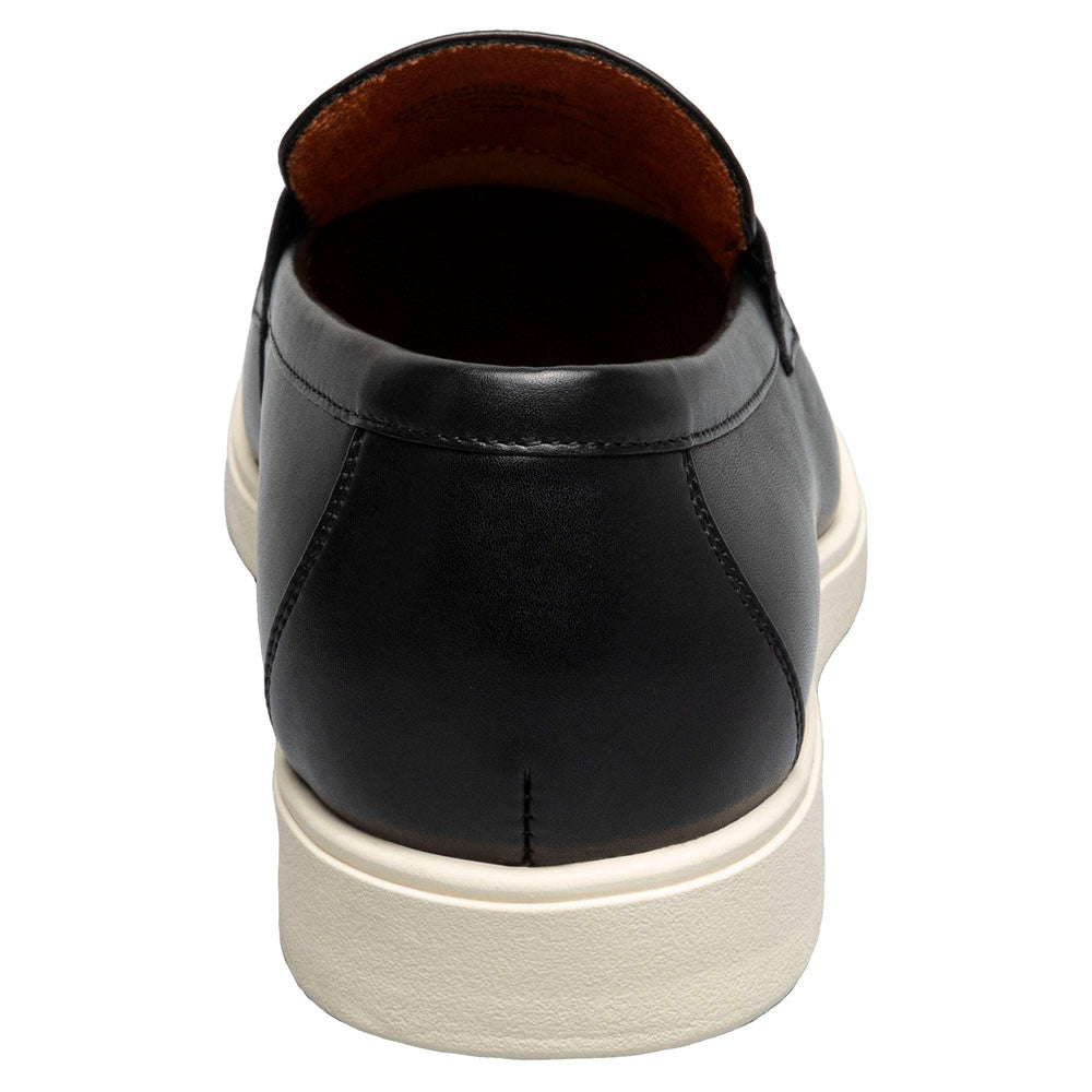 Spencer Moc Toe Penny Slip On | Stacy Adams Dress Loafers in Black for Men