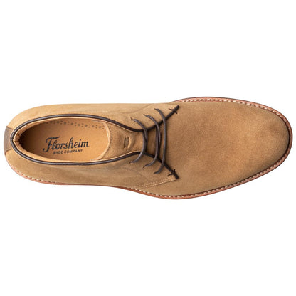 Florsheim Anthem Plain Toe Mocha Suede Chukka Boot for Men