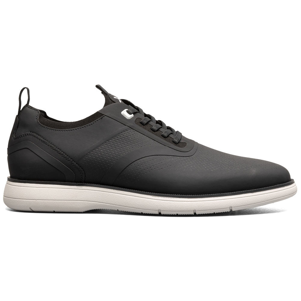 Stacy Adams Men’s Plain Toe Black Elastic Lace Up Casual Hybrid Everidge