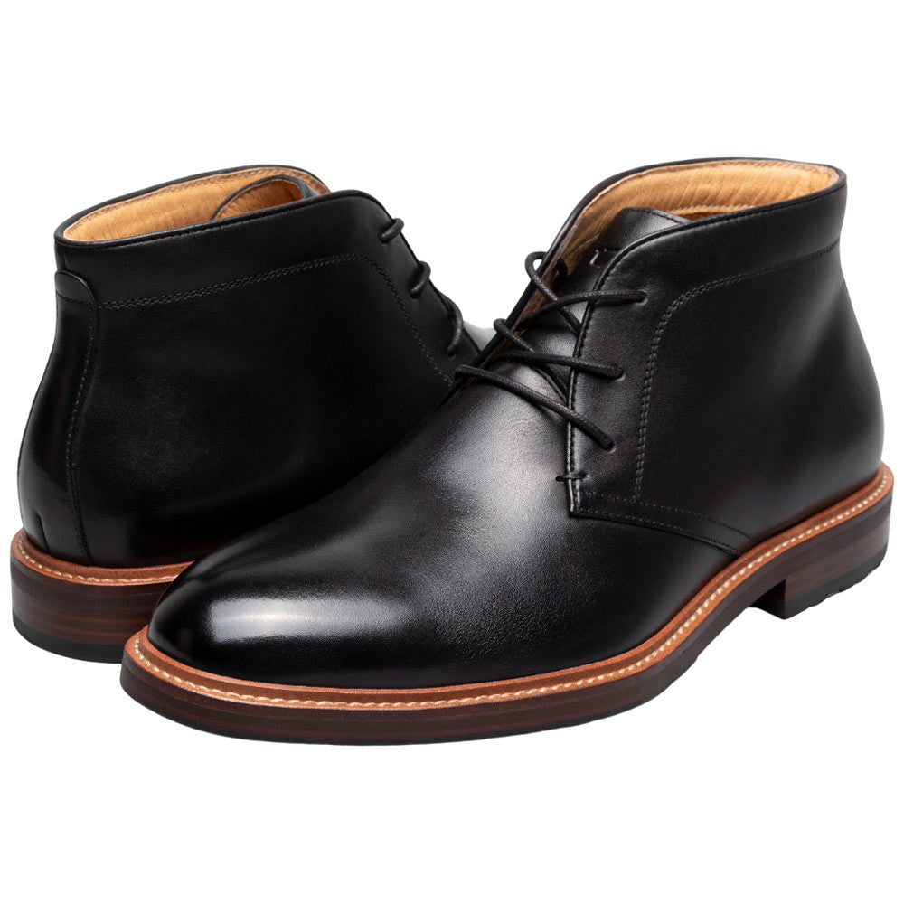 Florsheim Anthem Plain Toe Black Leather Chukka Boot for Men