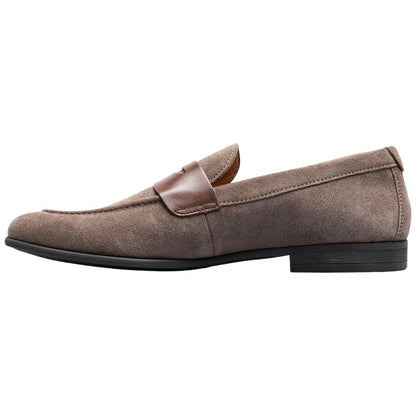 Florsheim Modena Moc Toe Gray Suede Penny Loafer for Men