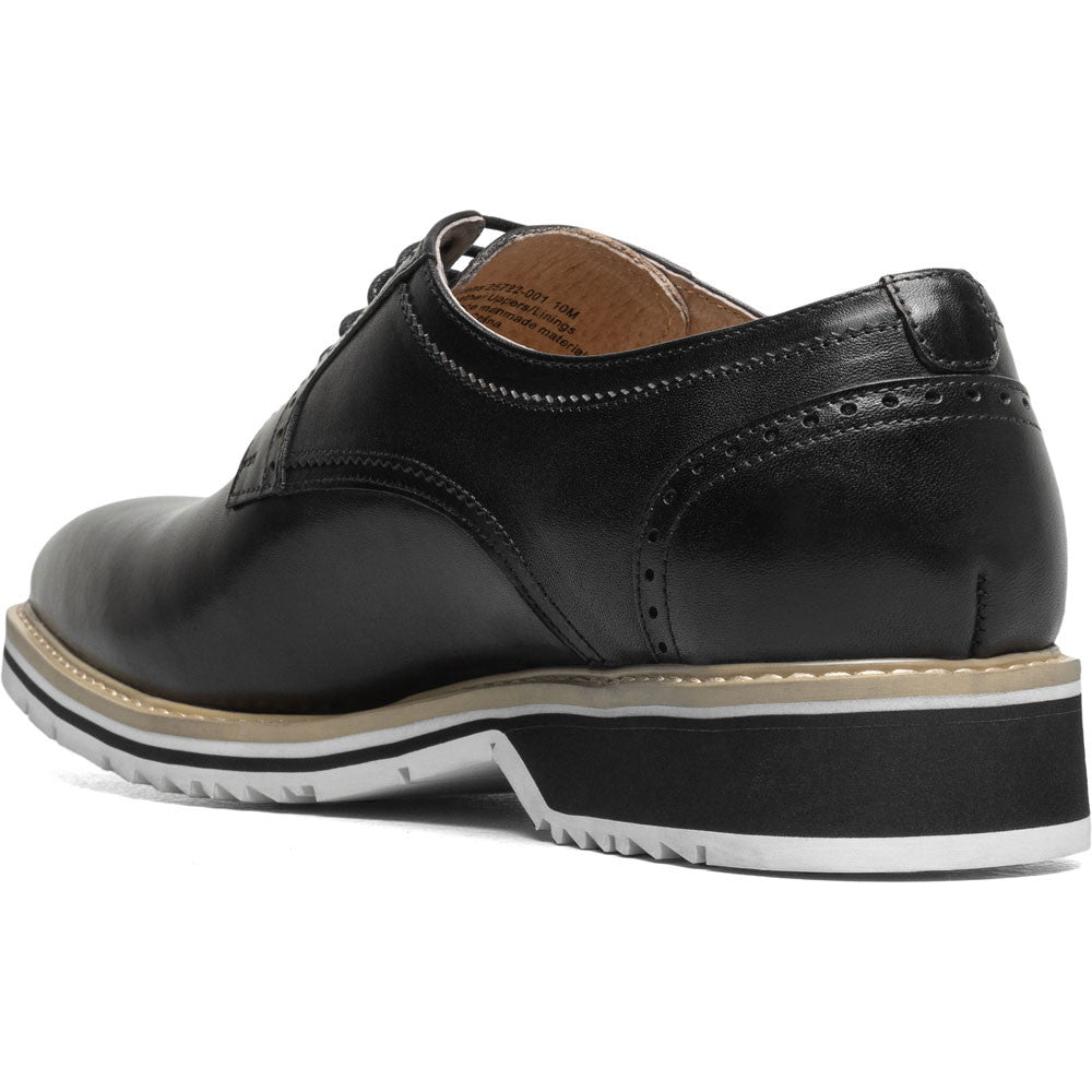 Stacy Adams Barringer Black Smooth Leather Plain Toe Oxford (USA Men Size)