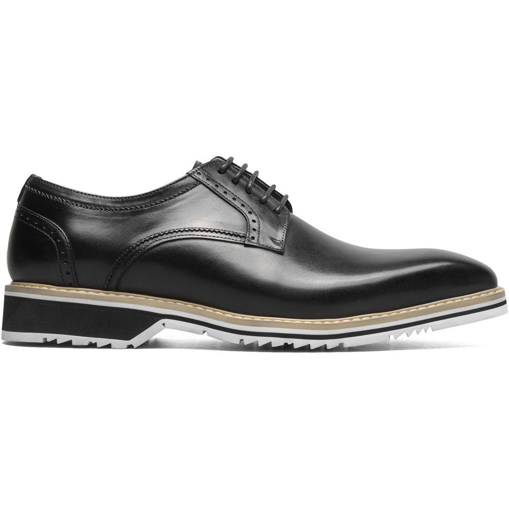 Stacy Adams Barringer Black Smooth Leather Plain Toe Oxford (USA Men Size)