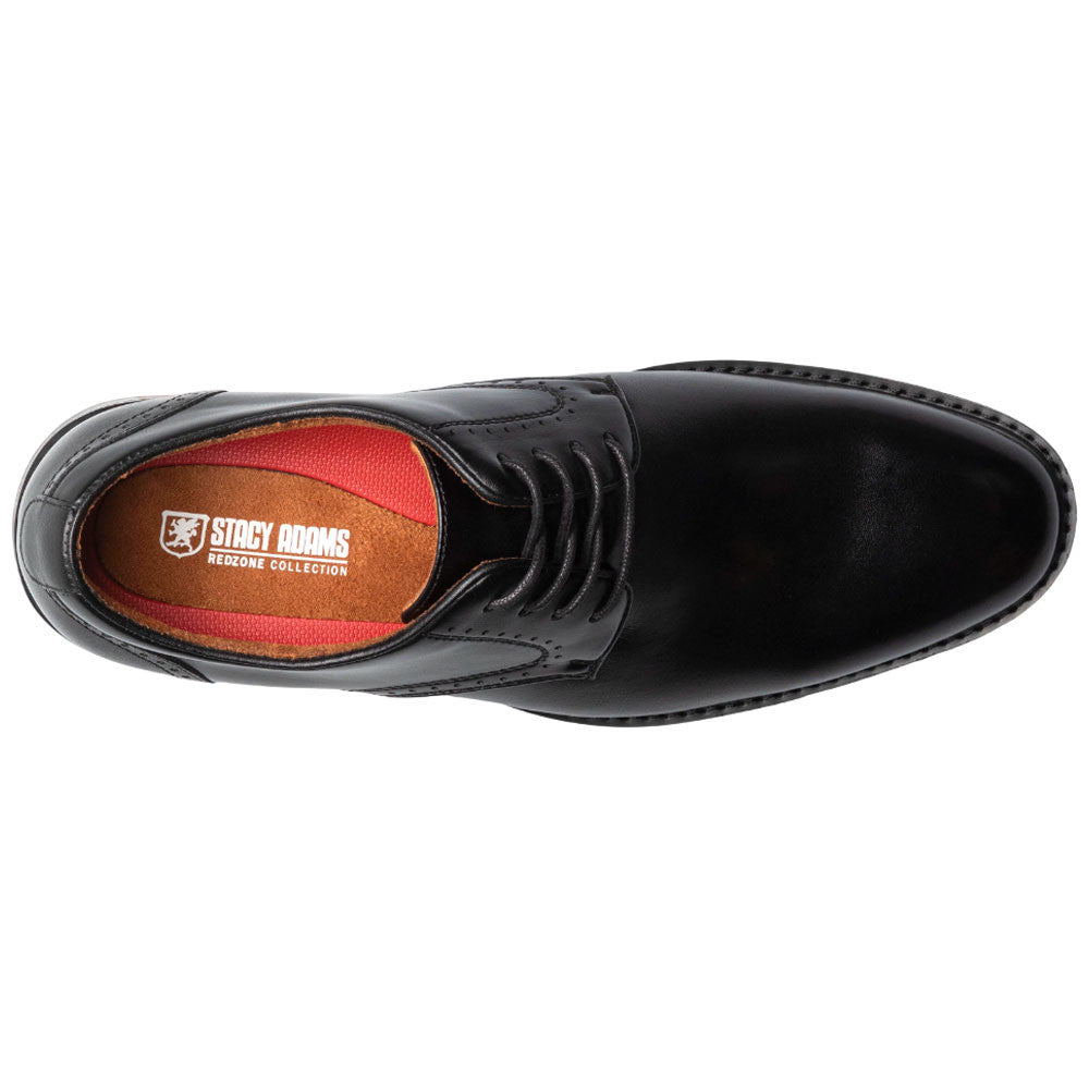 Stacy Adams Benson Black Smooth Leather Plain Toe Oxford for Men