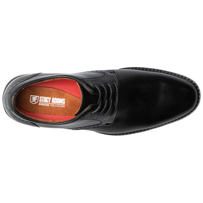 Stacy Adams Benson Black Smooth Leather Plain Toe Oxford for Men