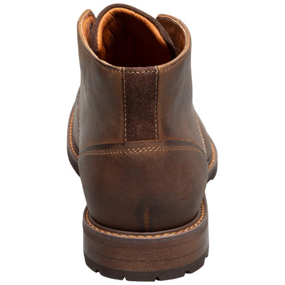 Florsheim Lodge Plain Toe 3-Eye Brown Chukka Boot for Men