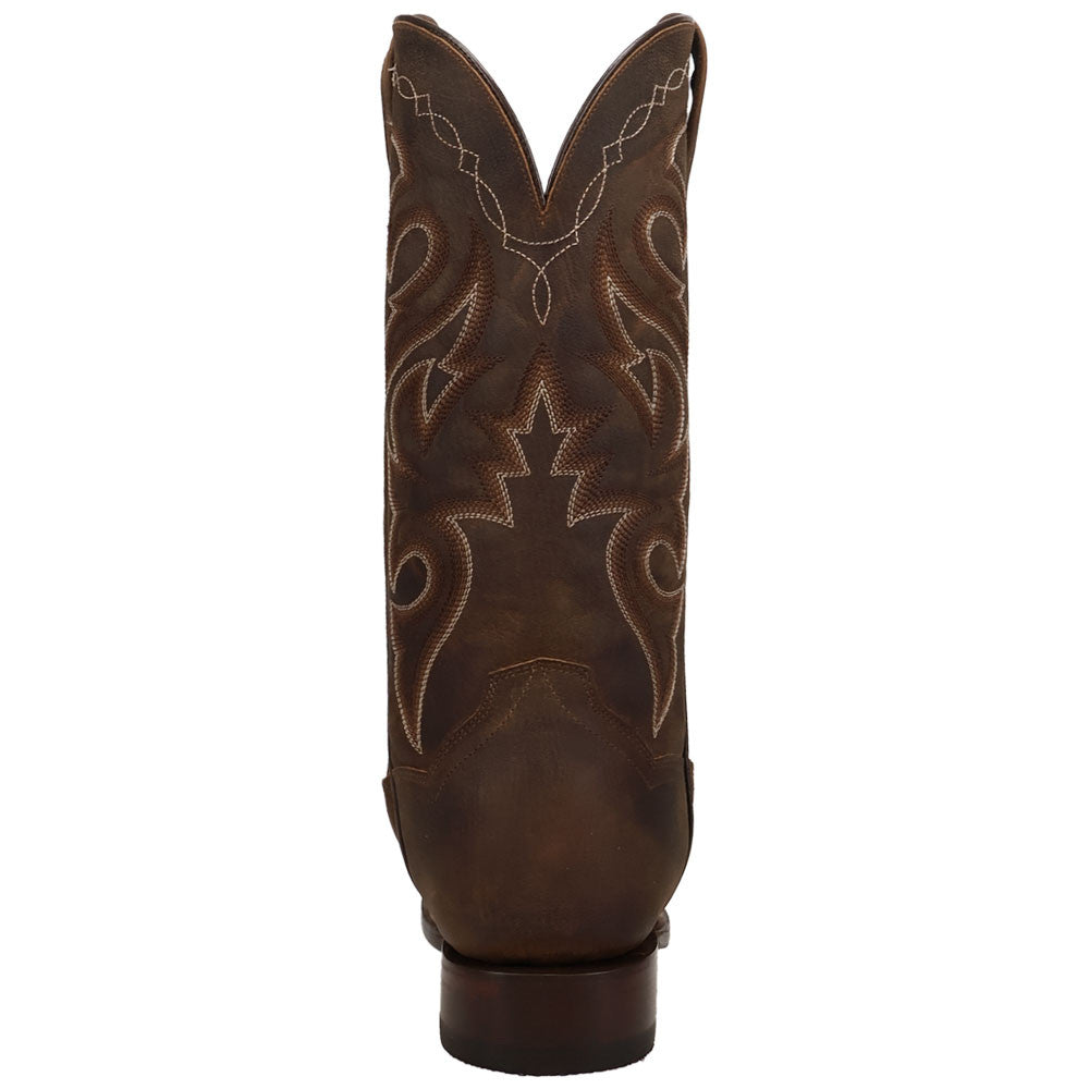 Dan Post Men’s Remington Bay Apache Leather Square Toe Western Cowboy Boots