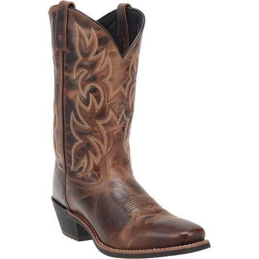 Laredo Breakout Rust/Brown Square Toe Leather Western Cowboy Boots (US Men Size)