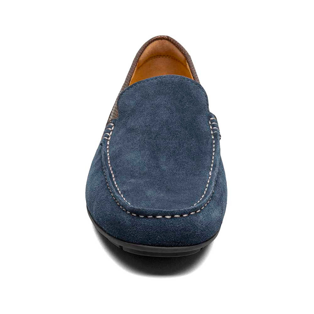 Florsheim Motor Navy Suede Leather Moc Toe Venetian Driving Shoe (USA Men Size)