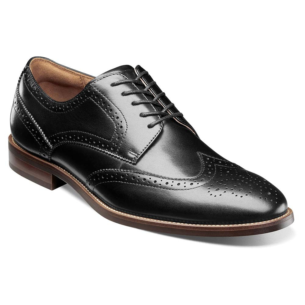Florsheim Rucci Wingtip Oxford Men’s Black Dress Shoes