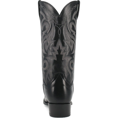 Dan Post Men’s Milwaukee 13” J Pointed Toe Black Cowboy Fine Leather Boot