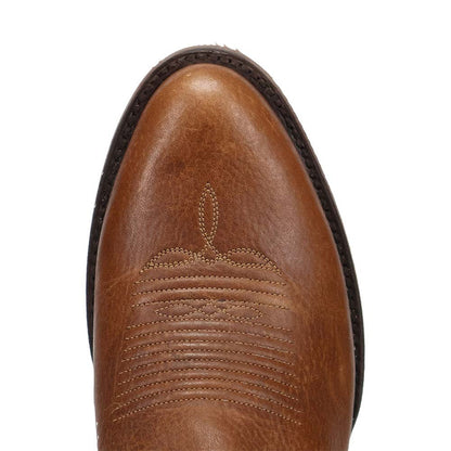 Dan Post Bullock Tan Leather Medium Toe Western Cowboy Boots (USA Men Size)