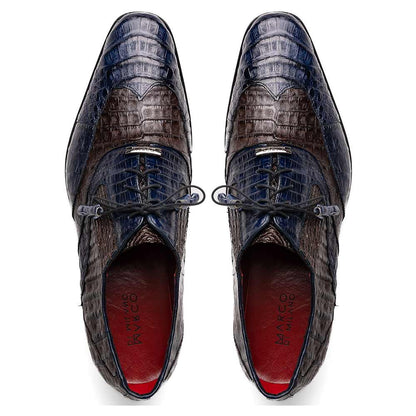 Marco Di Milano Luciano Navy/Brown Wingtips Shoes