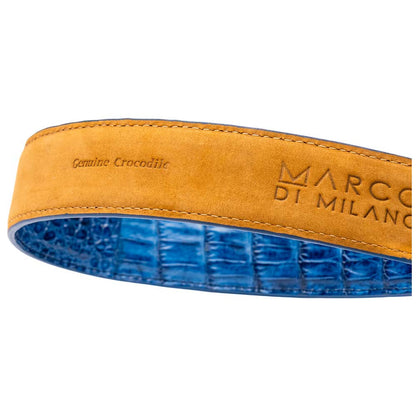 Marco Di Milano Men’s Caiman Back & Belly Leather Belt Luciano