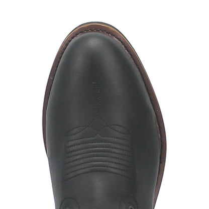 Dan Post Men’s Albuquerque 12” Round Toe Black Leather Cowboy Boot