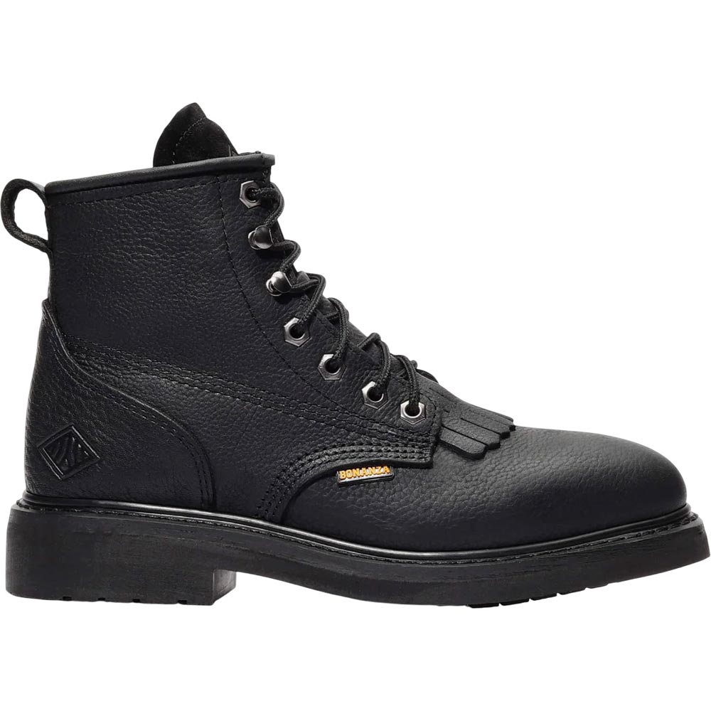 Bonanza Rancher 6” Jet Black Work Boots