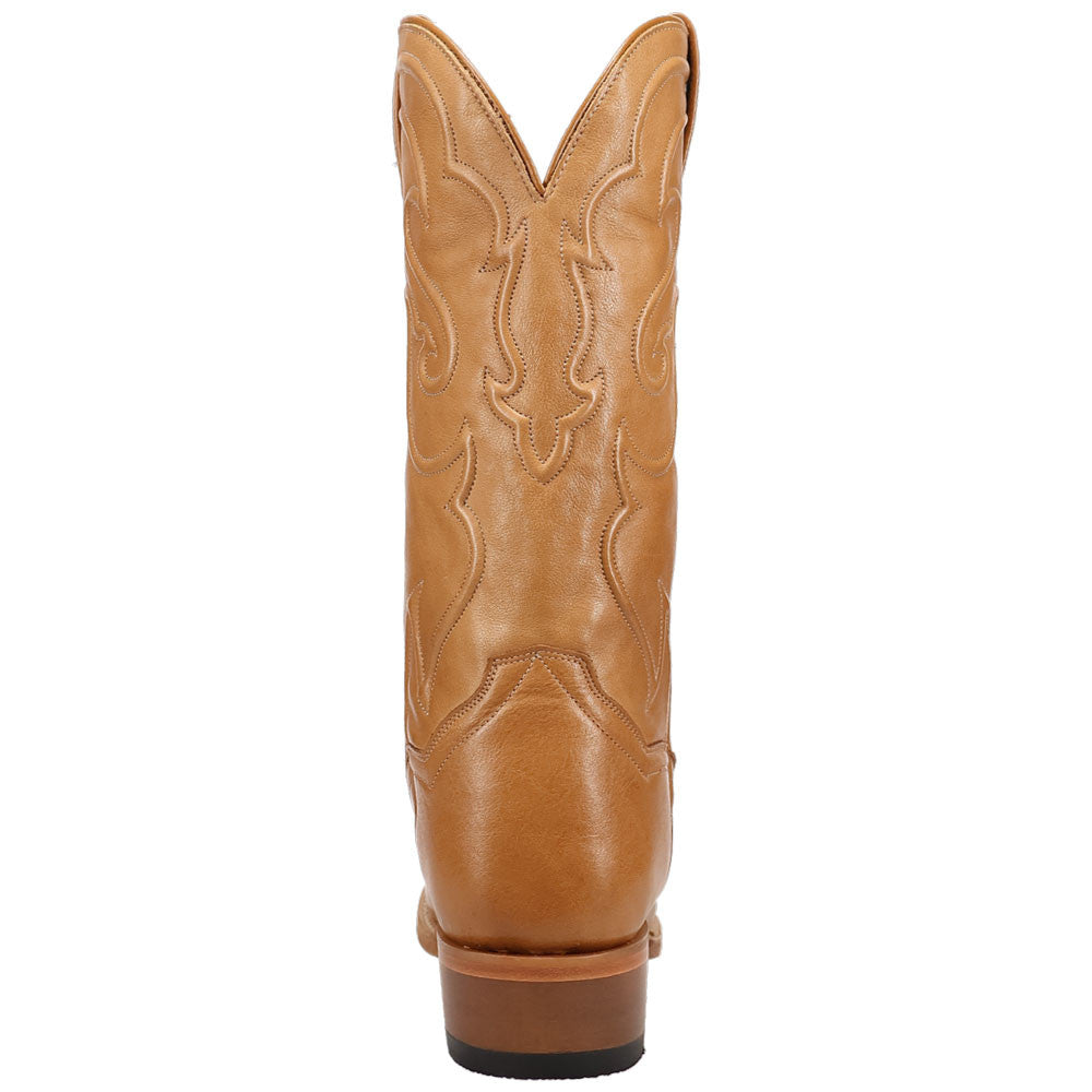 Dan Post Rio Grande Camel Leather Medium Round Toe Western Cowboy Boots