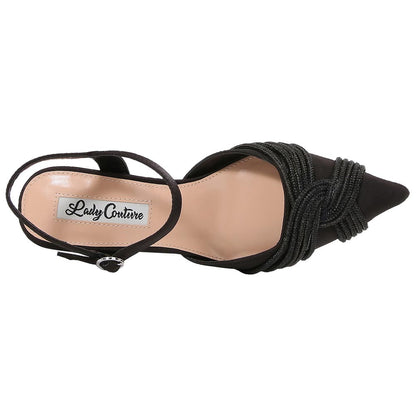 Lady Couture Fay 3.5” Pumps in Black