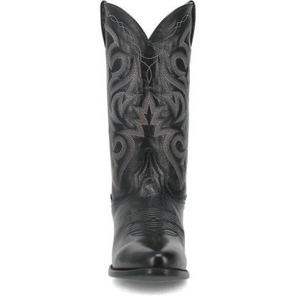 Dan Post Men’s Milwaukee 13” Round Medium Toe Black Leather Cowboy Boot