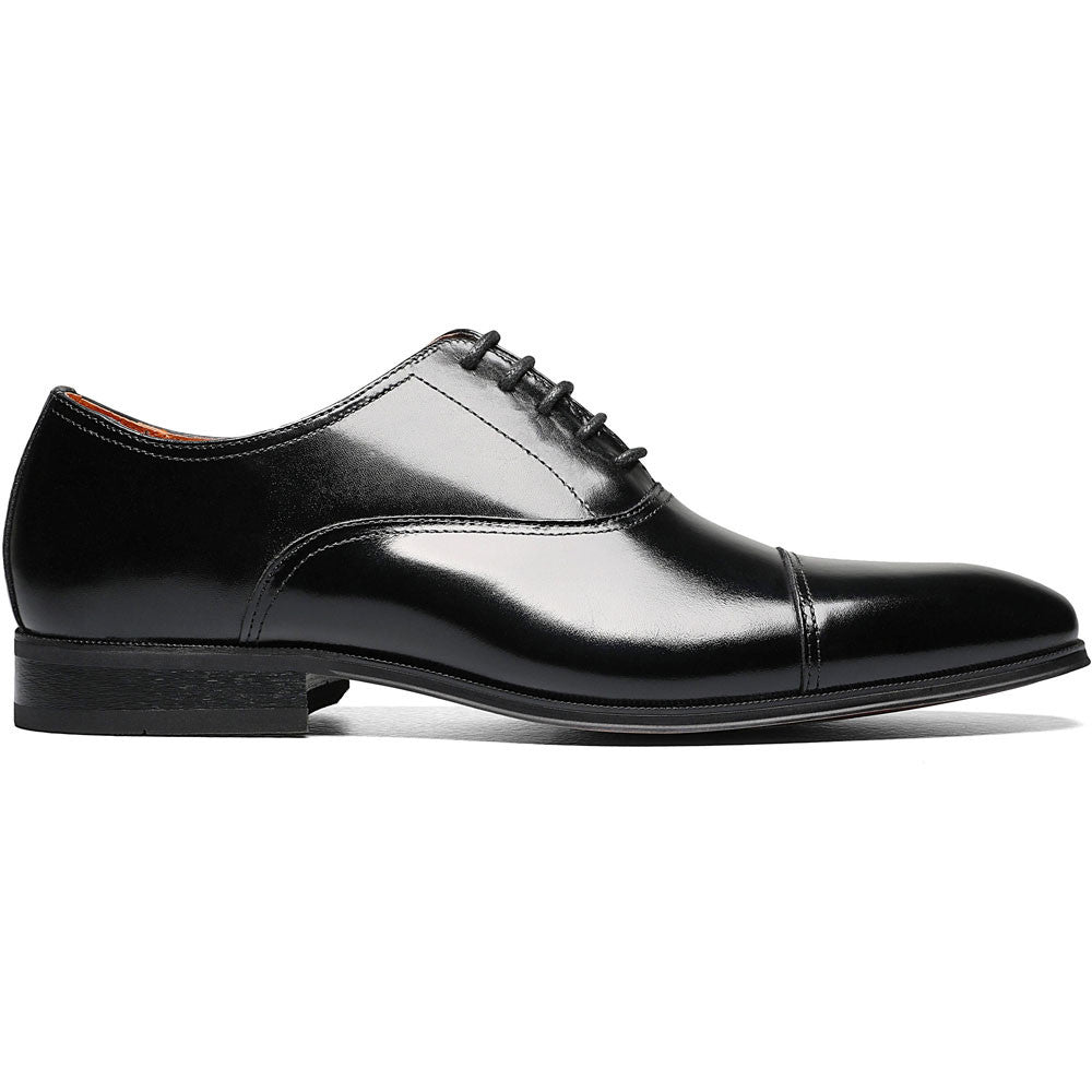 Florsheim Corbetta Black Smooth Leather Cap Toe Oxford Shoes (USA Men Size)