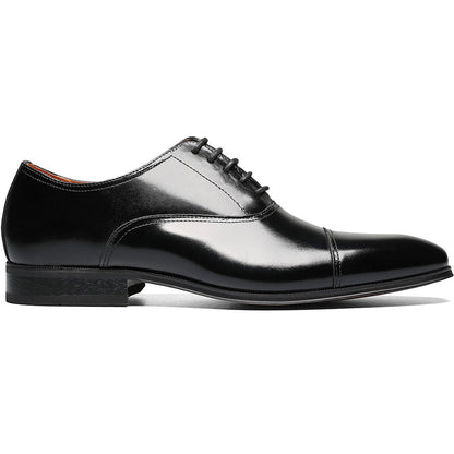 Florsheim Corbetta Black Smooth Leather Cap Toe Oxford Shoes (USA Men Size)