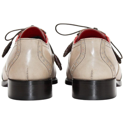 Fennix of Italy Genuine Alligator Skin JAX Brown Multi Derby Shoes (US Men Size)