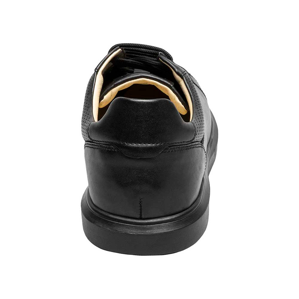 Florsheim Social Black Smooth Leather Lace to Toe Casual Sneaker (USA Men Size)