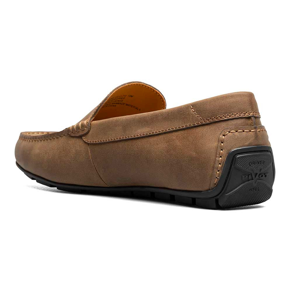 Florsheim Motor Brown CH Leather Moc Toe Venetian Driving Shoe (USA Men Size)