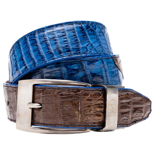 Marco Di Milano Men’s Caiman Back & Belly Leather Belt Luciano