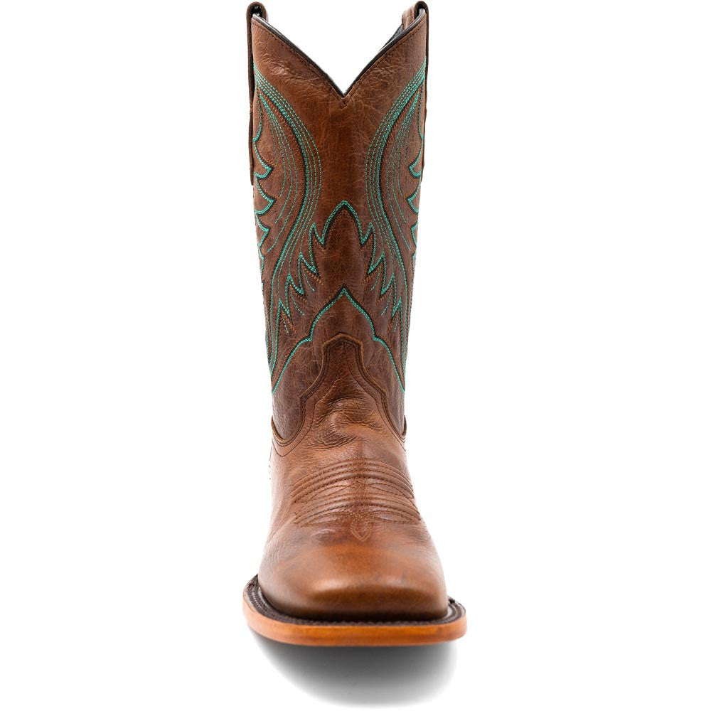 Ferrini Men’s Beau Honey Square Toe Leather Cowboy Boots