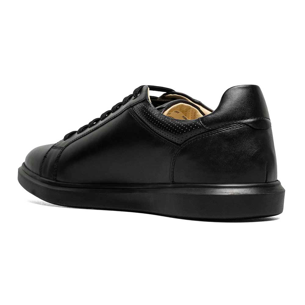 Florsheim Social Black Smooth Leather Lace to Toe Casual Sneaker (USA Men Size)