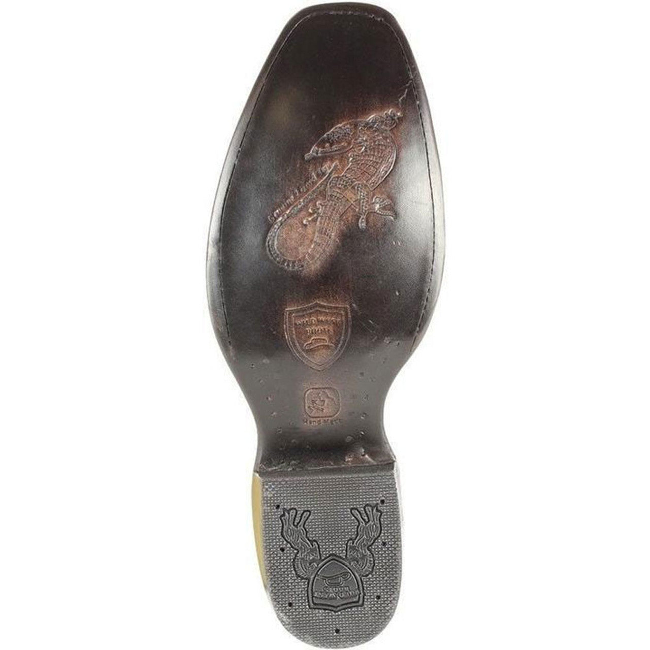 Wild West Black Genuine Lizard Skin Boots