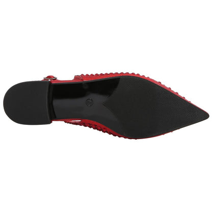 Lady Couture 0.75” Heel Emmy Flats in Red
