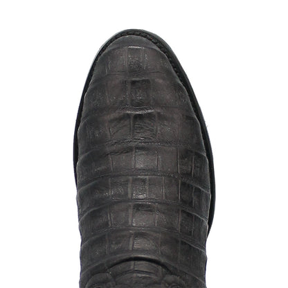 Dingo TrailBoss Black Crocodile Print Round Toe Western Cowboy Boot(US Men Size)