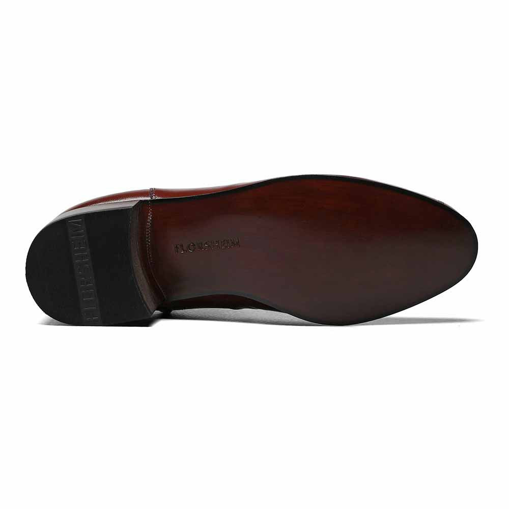 Florsheim Duke Zipper Cognac Bike Toe Boots