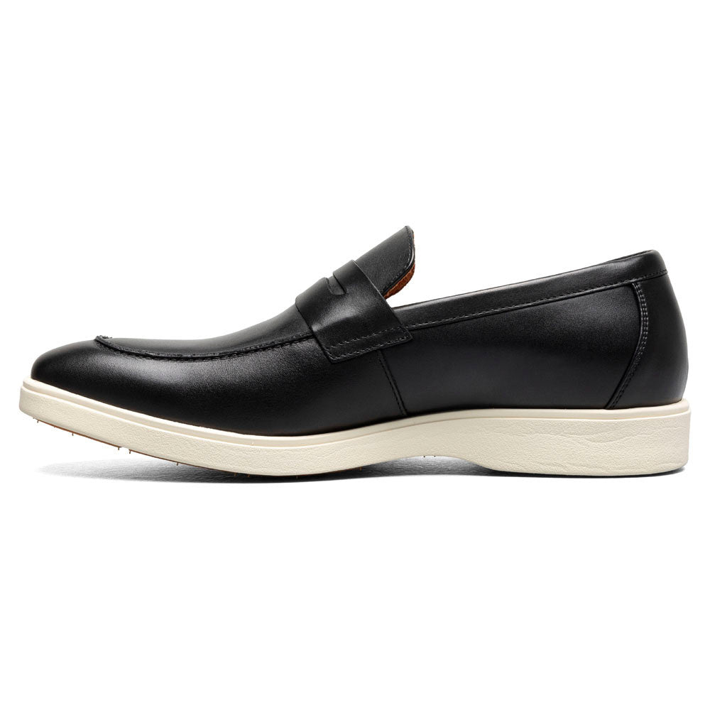 Spencer Moc Toe Penny Slip On | Stacy Adams Dress Loafers in Black for Men