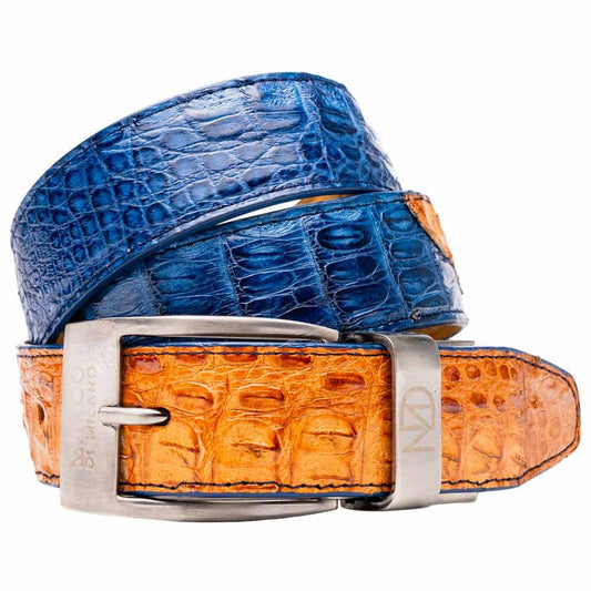 Marco Di Milano Men’s Caiman Back & Belly Leather Belt Luciano