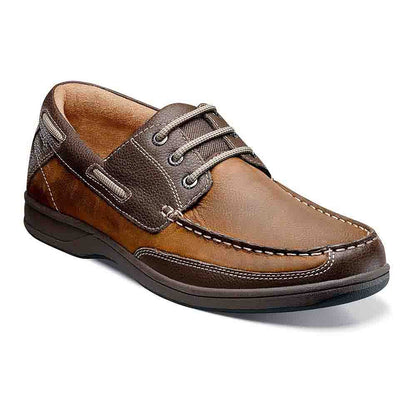 Florsheim Lakeside Stone Nubuck Leather Moc Toe Casual Shoes (USA Men Size)