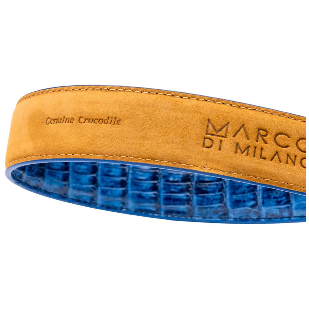 Marco Di Milano Men’s Caiman Back & Belly Leather Belt Luciano
